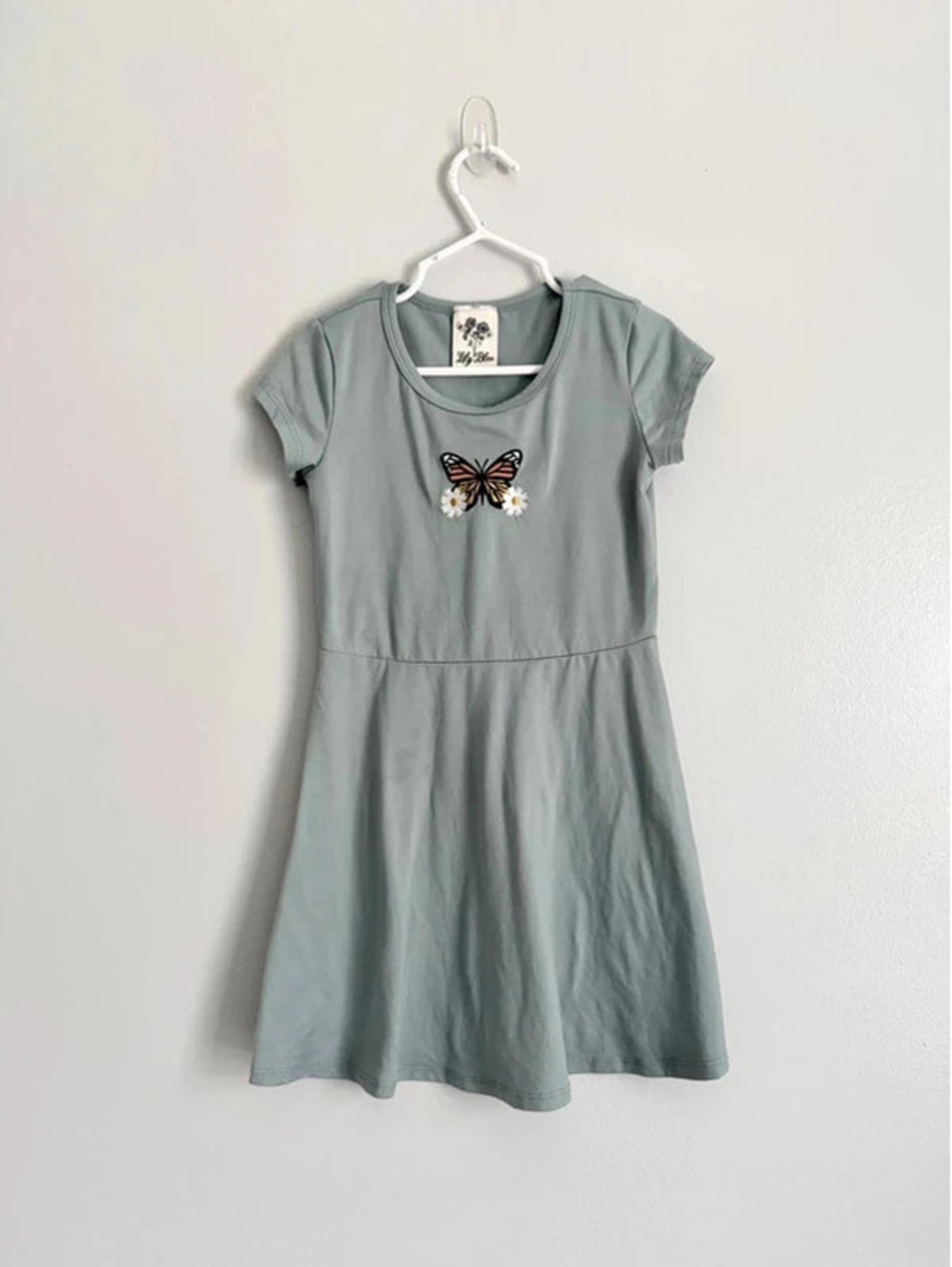Lily Bleu Butterfly Dress Girls Size 4